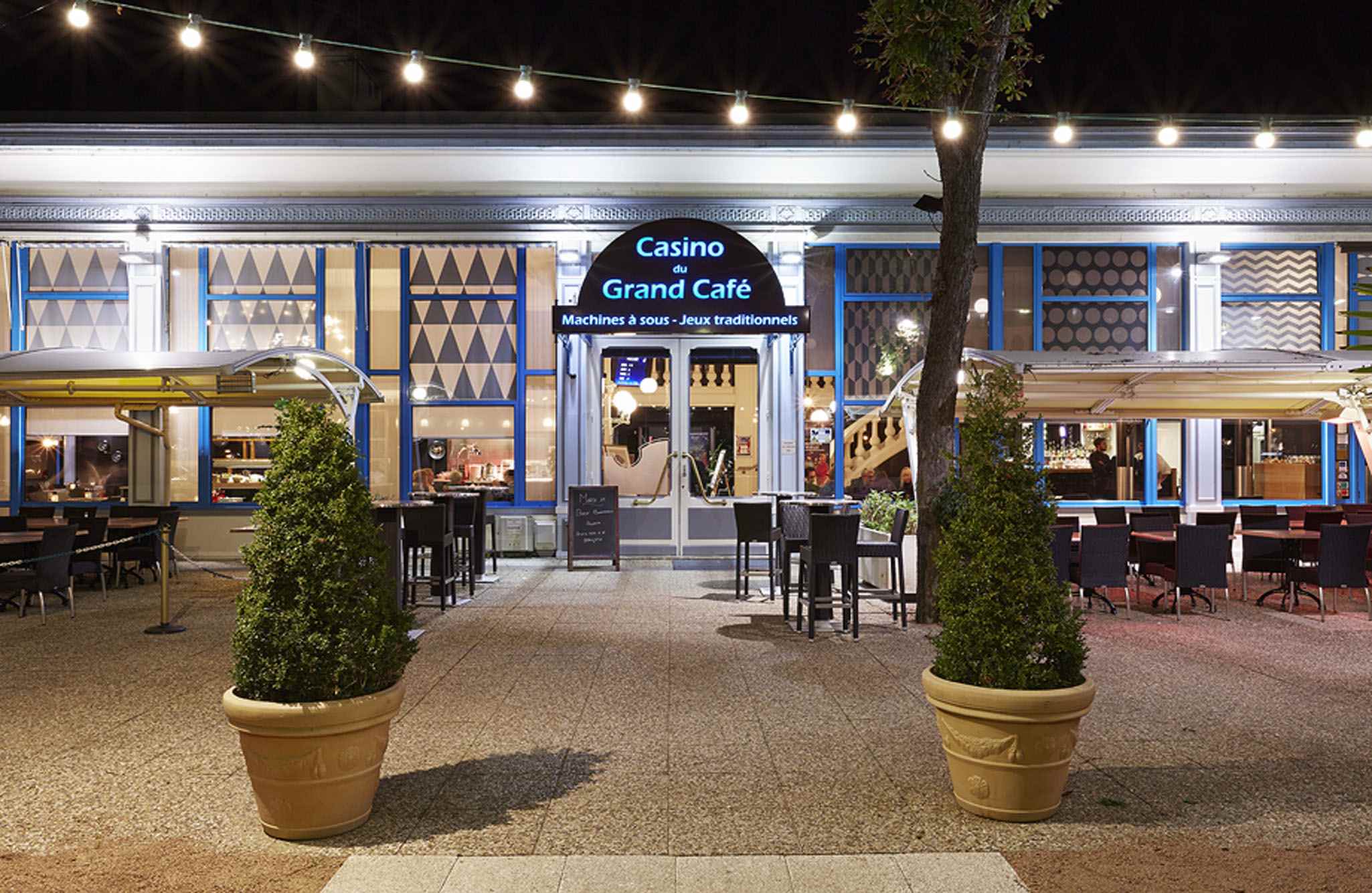 La terrasse du Casino Grand Café à Vichy
